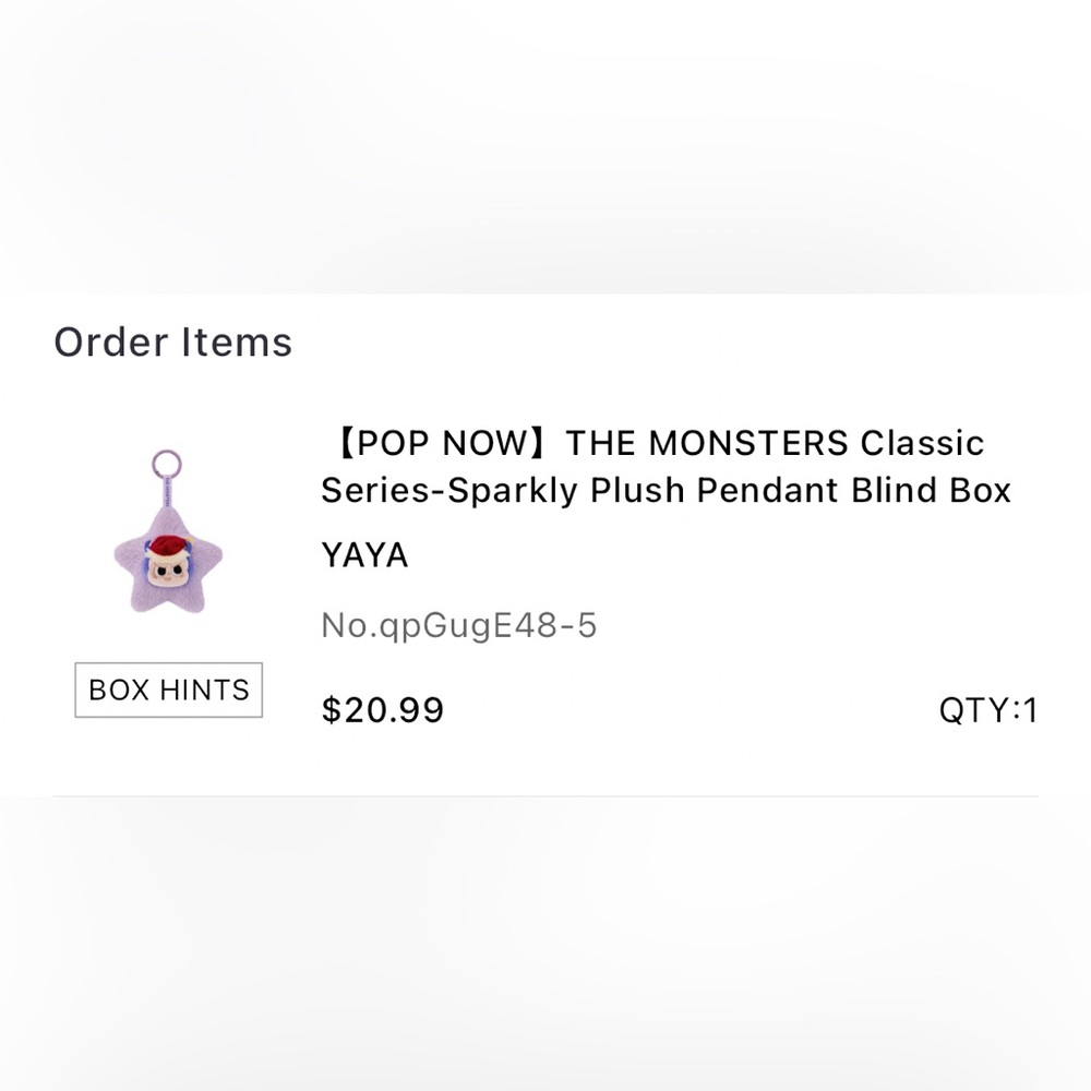 NEW THE MONSTERS LABUBU yaya Classic Sparkly plush pendant blind box sealed